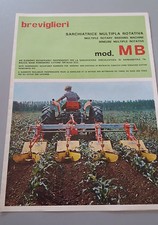 Dépliant 2 Panneaux Années 70 Société BREVIGLIERI - Sarcleuse Multiple