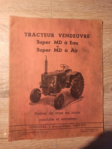 Livret utilisation tracteur - utilisation,