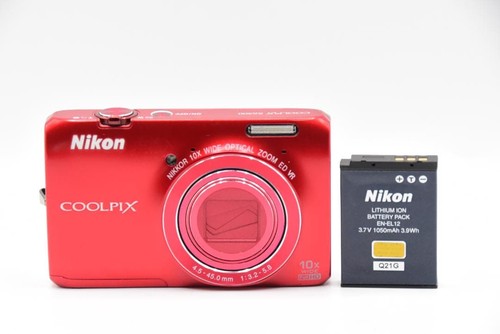 Nikon coolpix s6300 rouge - nikon,
