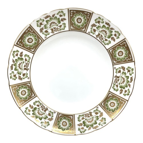 Assiette panneau derby vert