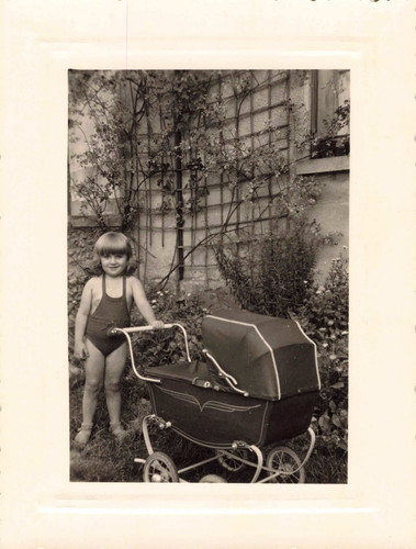 Ancienne photographie fillette - ancienne,