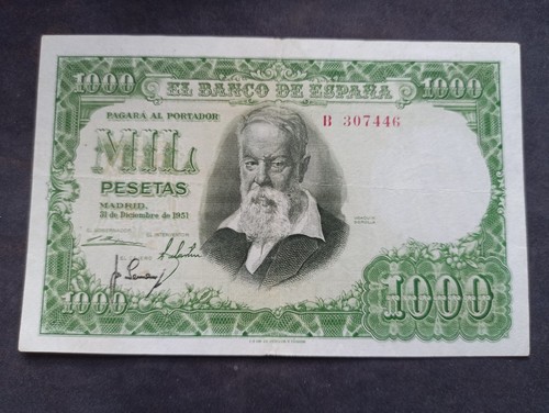 Espagne 1000 pesetas 1951 - :,