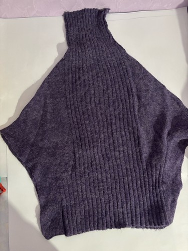 Pull poncho motivi taille - pull,