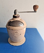 RARE ANCIEN MOULIN A CAFE EN FER  MARQUE LURA CIRCA 1930