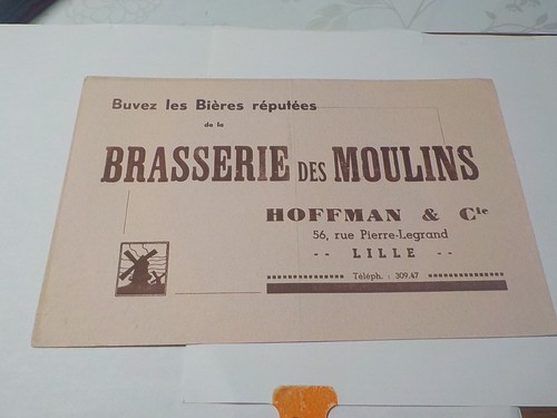 Buvard ancien biere - biere, brasserie