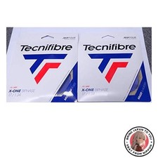 Nouveau Tecnifibre X-ONE BIPHASE 1,24mm 12m Single Sheet TFG201 Natural (lot ...