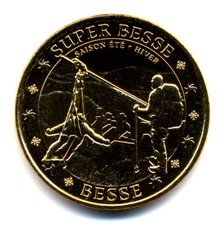 63 BESSE-SUPER-BESSE Tyrolienne et randonneur, 2019, Monnaie de Paris