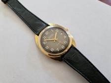 Montre Bifora en plaqué or