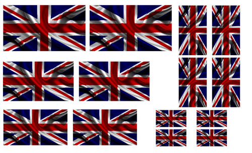 Britannique drapeau sur - 5,