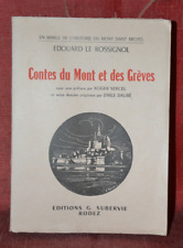 Contes du Mont et des Grèves - E. LE ROSSIGNOL - G. Subervie 1953