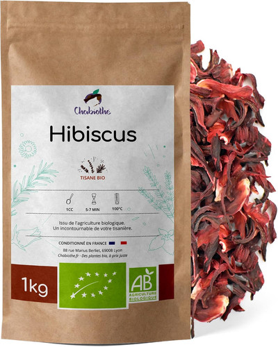 Fleurs hibiscus bio - fleurs,