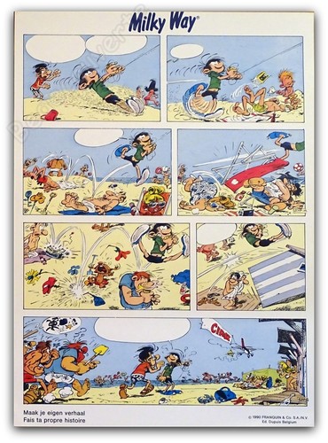 Affiche franquin gaston - affiche,
