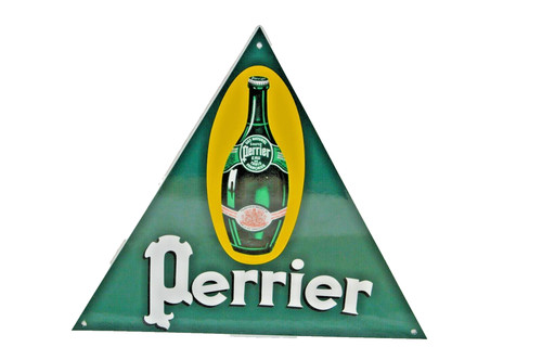 Plaque émaillée perrier - plaque,