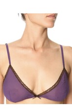 Soutien-gorge triangle voile Taille TF 40 violet