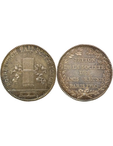 France franc maçon - -, jeton
