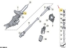 BMW IX I20 Colonne de la