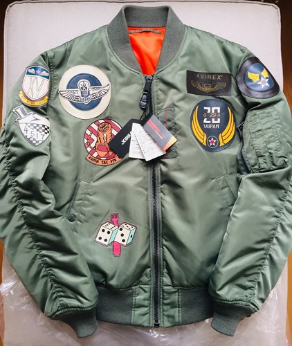 Avirex green 2xl - xl, ma-1