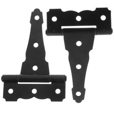  2 Pcs Paumelle Porte Charnière Portillon Grange Hinges De La Remise