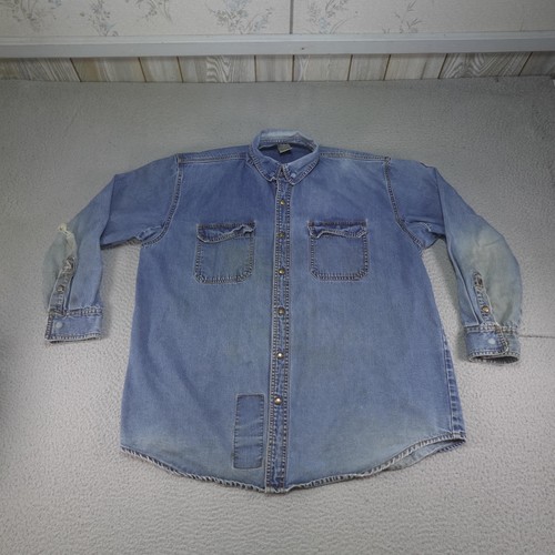 Black stallion denim shirt - black,