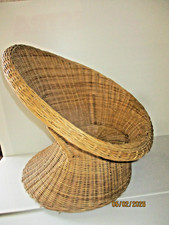 Ancien fauteuil osier - ancien, en