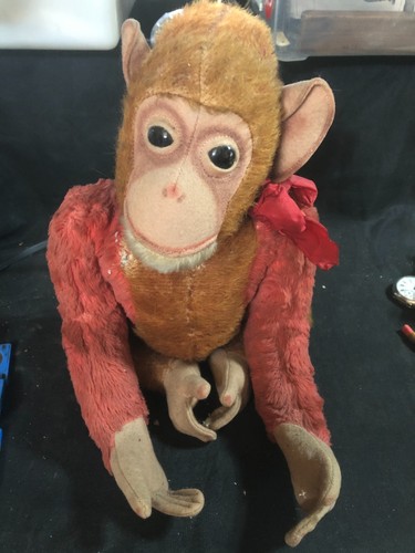 Singe ancien peluche - singe,