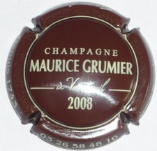 Capsule de Champagne:  GRUMIER Maurice , Millésime 2008 ! n°23d