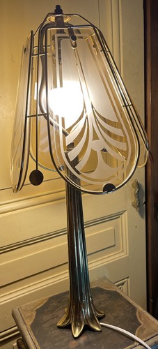 Lampe palmier 1960 - 1960, bronze