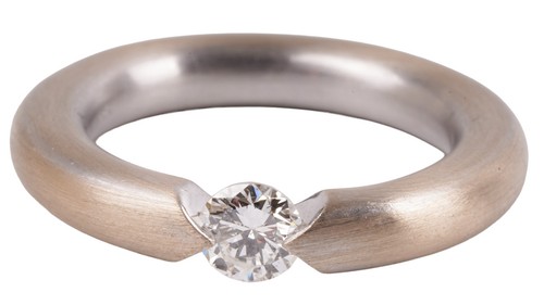 Luxury tension ring 50ct - luxury, 0.50ct