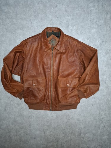 Blouson cuir vintage 90s style - vintage,