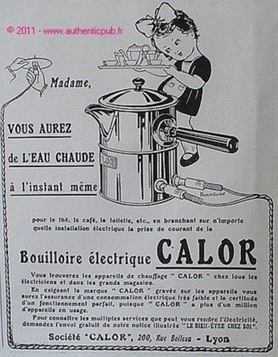 Publicite calor bouilloire - publicite,