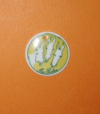 Fève  MAX POILANE 2008 Les 3 ânes fond jaune