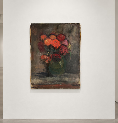Tableau ancien bouquet - , de