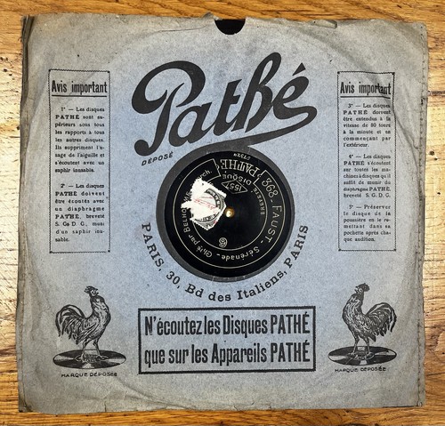Disques pathe centre - disques,