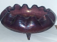 COUPE VERRE MAUVE FILÉ LOETZ KRALIK ART NOUVEAU