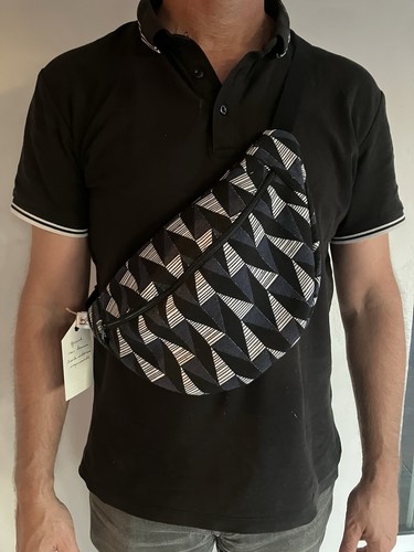 Grand sac banane avec toile