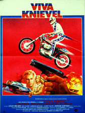 MOTORCYCLE Evel Knievel VIVA KNIEVEL Gordon Douglas 1977 FRENCH POSTER 24x32 A