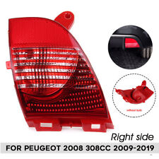 Rouge Feux Arrière Rucel Pare-chocs droite pour Peugeot 2008 308 CC 2009-2019