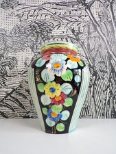 VASE céramique-CERDAZUR MONACO-DESIGN 50/60-Décor fleur