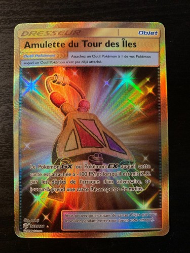 Carte pokémon amulette du - carte,