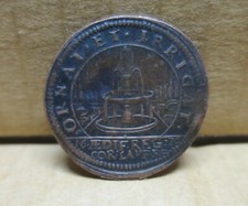 LOUIS XIV jeton en cuivre ornat et irrigat 1676 fontaine irrigation