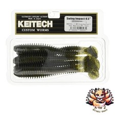 NEW KEITECH Swing Impact 4 pouces 102 leurre au poivre pastèque