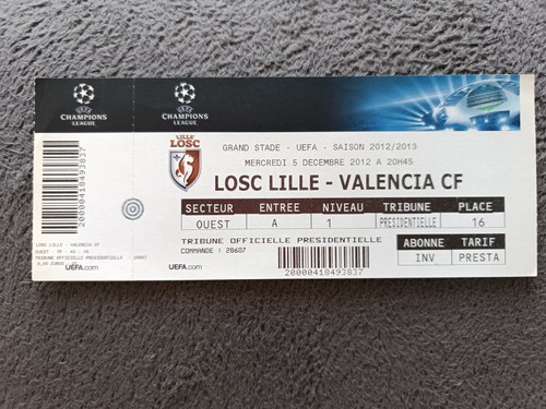 Ticket lille losc vs - ,