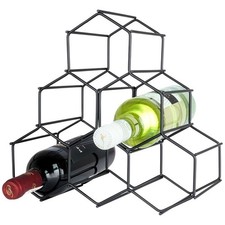 Casier à vin en métal noir