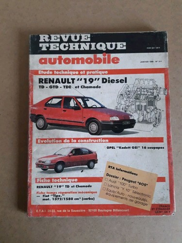 Revue technique renault - technique,