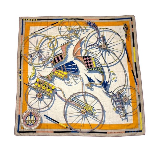 Hermes carre 140 voitures - carre, en