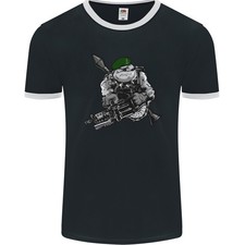 T-Shirt Ringer Royal Marine