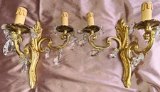 Paire d' appliques en bronze