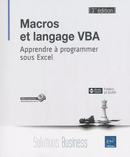 Macros et langage VBA -