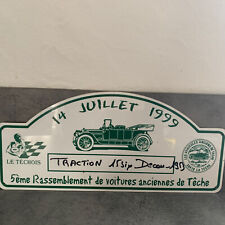 PLAQUE EN PLASTIQUE ÉVÈNEMENT PUBLICITAIRE