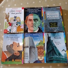 Lot de 6 folio junior livres